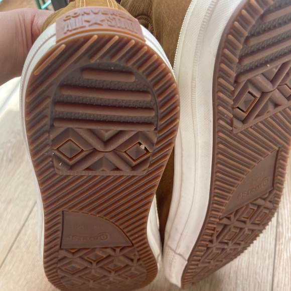 Converse Chuck Taylor All Star Waterproof Boot High Raw Sugar Mens Size 12 - Picture 4 of 10